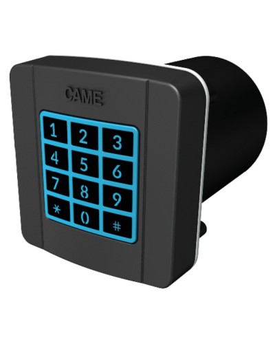 Клавиатура кодонаборная накладная, 12 кнопок, синяя подсветка Came 806SL-0150 в Первоуральске Запчасти для шлагбаумов и автоматики Pintop.ru
