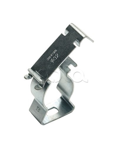 Держатель с крышкой D32, оцинкованная сталь DKC (6044-A32) в Первоуральске Держатели, клипсы, скобы Pintop.ru