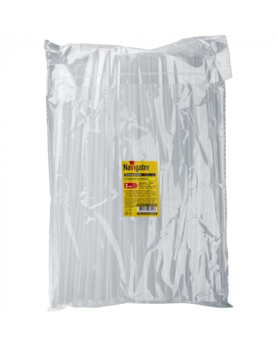 Клей Navigator 93 246 NEM-Ks01-11-200-H12 (стержень, 11 мм*200 мм, 12 шт) в Первоуральске Аксессуары для кабель-канала Pintop.ru