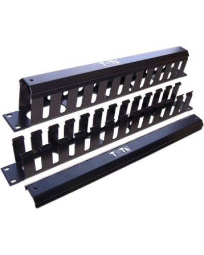 Органайзер кабельный горизонтальный 19 c крышкой, 2U TWT TWT-ORG/CV-2U в Первоуральске Кабельные органайзеры Pintop.ru