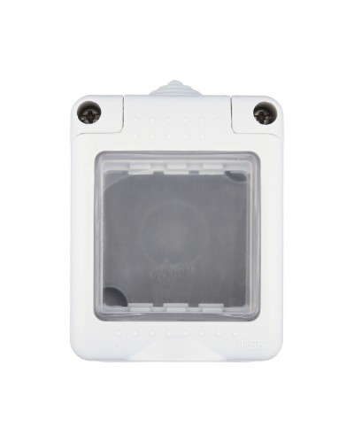 Коробка для о/п, герметичная с прозрачной, силиконовой панелью, 45х45мм IP55 (серый) LK45 (855003) в Первоуральске Распределительные коробки Pintop.ru