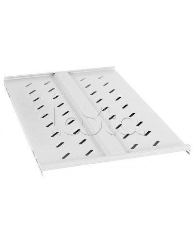 Полка 19 перфорированная глубиной 600 мм, усиленная до 100кг Cabeus SH-J018-FC-800m-100KG в Первоуральске Полки для шкафов и стоек Pintop.ru