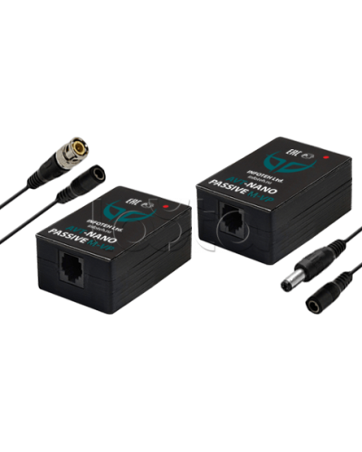 Комплект для передачи видеосигнала Инфотех AVT-Nano Passive M/VP в Первоуральске Видеоусилители, Модуляторы, Делители Pintop.ru