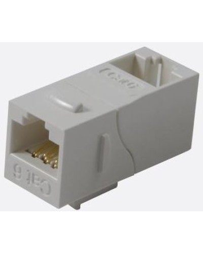 Повторитель портов RJ-45, неэкранированный, 90 градусов, кат.6, формата Keystone, белый LANMASTER LAN-KCP45U6/90-WH в Первоуральске Проходные адаптеры Pintop.ru