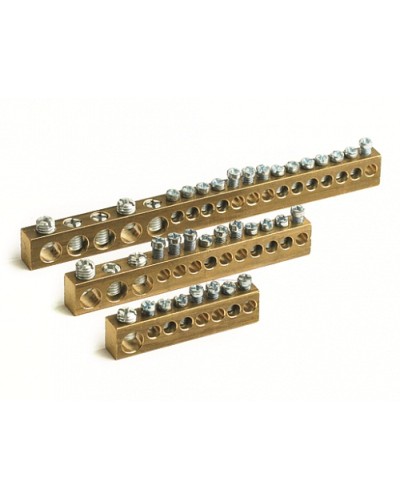 Колодка клеммная 12мод. (отв.3х5.4мм+10х4.5мм) DKC 87412 в Первоуральске Коммутационные изделия Pintop.ru