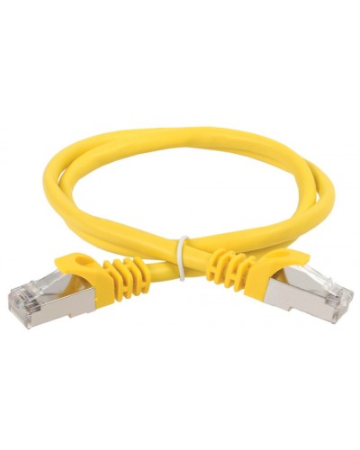 ITK Коммутационный шнур (патч-корд), кат.5Е FTP, 1,5м, желтый (PC05-C5EF-1M5) в Первоуральске Патч-корды и пигтейлы Pintop.ru