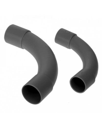 Соединитель угловой черный д16 (70шт/980шт уп/кор) Промрукав (PR13.0187) в Первоуральске Повороты, муфты, тройники Pintop.ru