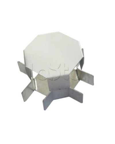 Соединитель ККМО Гефест Соединитель ККМО Угол 15 Х-образный металлический в Первоуральске Аксессуары для лотков Pintop.ru