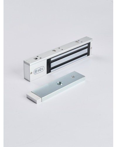 R-Lock RL-EM280-LSS - Электромагнитный замкок, 280кг, DC12/24B, цвет серебристый сатинированный алюминий RAL 7047, два датчика втроены в корпус замка: датчик Холла и магнито-контактный датчик в Первоуральске Электромагнитные замки Pintop.ru