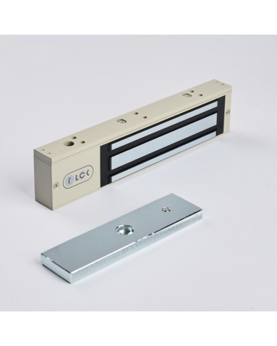 R-Lock RL-EM280-L0G - Электромагнитный замкок, 280кг, DC12/24B, цвет серый, RAL7032 (галечный серый) в Первоуральске Электромагнитные замки Pintop.ru