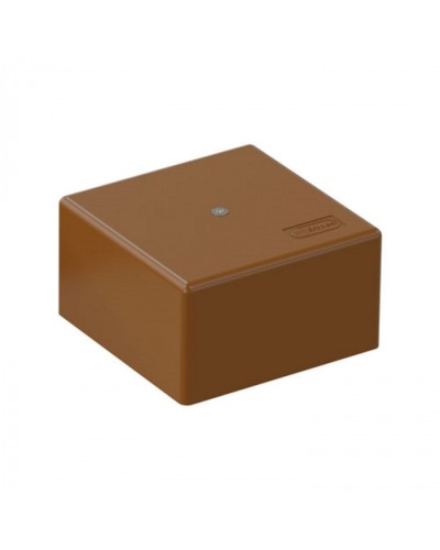 SD3 Коробка распределительная для о/п, для монтажного пистолета 75x75x40мм, 6 пар 10мм2, (корич.) Экопласт (72935B) в Первоуральске Распределительные коробки Pintop.ru