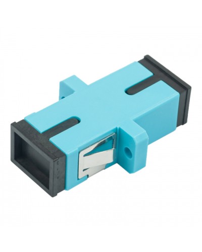 Адаптер оптический проходной SC-SC, OM3, симплекс (simplex), бирюзовый Datarex DR-540023 в Первоуральске Коммутационные изделия Pintop.ru