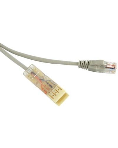 Патч-корд Hyperline PC-110-RJ45-2P-CX-1M-LSZH-GY в Первоуральске Патчкорды (медные) Pintop.ru