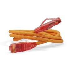 Патч-корд U/UTP Hyperline PC-LPM-UTP-RJ45-RJ45-C5e-0.5M-LSZH-OR