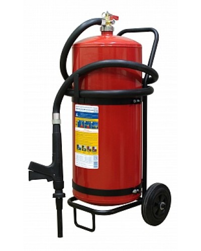 Огнетушитель ПОЖТЕХНИКА ОВП-50(з) МИГ зимний (ФторПАВ) на съемн.тележке с перекр. стволом (баллон 62,5 л, ОТВ 50 л) в Первоуральске Огнетушители Pintop.ru