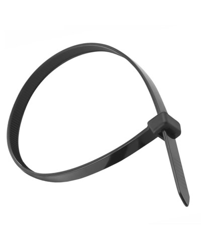 Хомут-стяжка нейлоновый 4х200 мм чёрный (100шт/уп) REXANT 07-0201 в Первоуральске Стяжки-хомуты Pintop.ru