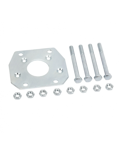 Пластина монтажная с анкерами для стойки Faac 737100 в Первоуральске Запчасти для шлагбаумов и автоматики Pintop.ru