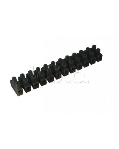 Клеммник полипропиленовый черный 12р 6 кв.мм DKC 43312PL/R в Первоуральске Клеммные колодки Pintop.ru