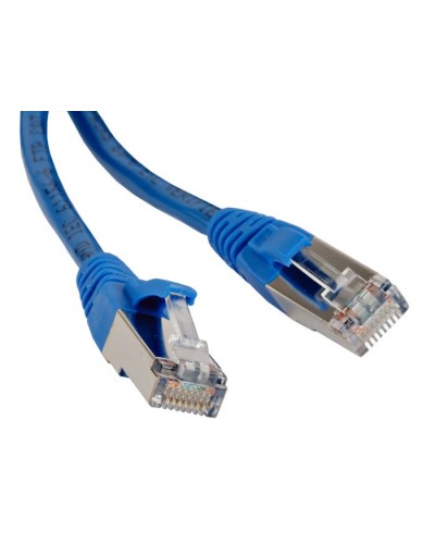Патч-корд F/UTP Hyperline PC-LPM-STP-RJ45-RJ45-C6-5M-LSZH-BL в Первоуральске Патчкорды (медные) Pintop.ru