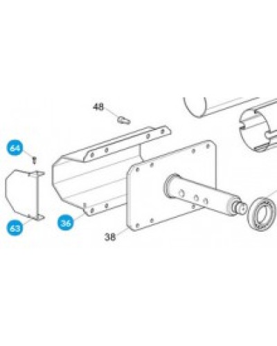 Основание блока управления ZL37 Came 319149 в Первоуральске Запчасти для шлагбаумов и автоматики Pintop.ru