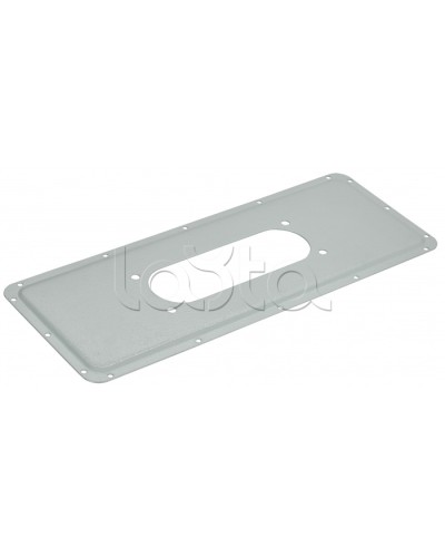 TITAN Фланец кабельный 345х170 с отверстием IEK (TI-00D-FL-345-170) в Первоуральске Аксессуары для стоек и шкафов Pintop.ru