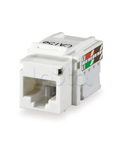 RJ-45 Модуль инф.розетки 110/Krone 5e кат.,бел. CL-0006 Экопласт (87545) в Первоуральске Кроссовое оборудование тип Krone Pintop.ru