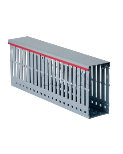 Короб перфорированный, серый RL6 100x60 мм DKC 01140RL в Первоуральске Кабельные лотки Pintop.ru