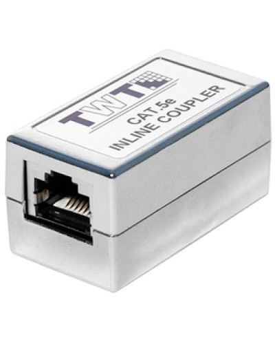 Соединитель 2-х портов RJ-45, экранированный, категории 5е TWT TWT-CP45STP5E в Первоуральске Проходные адаптеры Pintop.ru