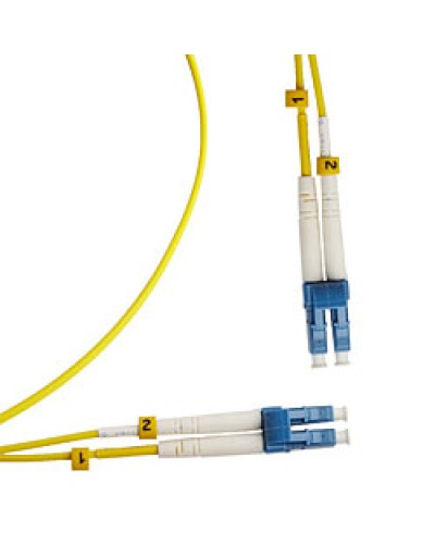 Шнур оптический SM 9/125 duplex LC/SC (5 м) Cabeus FOP(d)-9-LC-SC-5m в Первоуральске Патч-корды оптические Pintop.ru