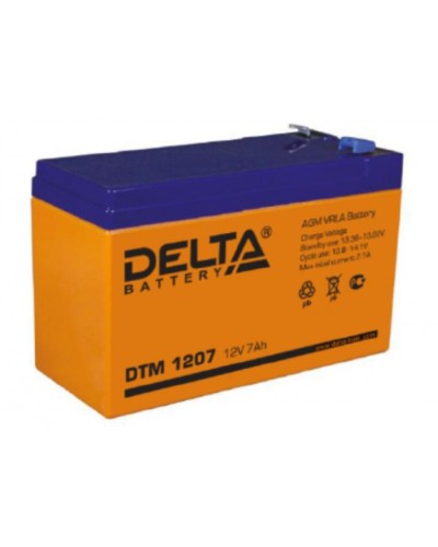 Аккумулятор свинцово-кислотный Delta DTM 1207 в Первоуральске Электротехническое оборудование Pintop.ru