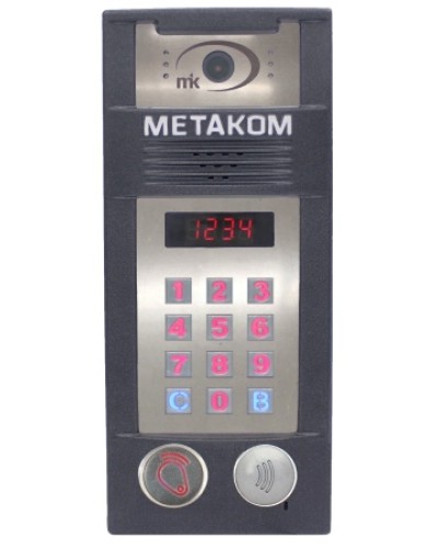 Многоабонентый антивандальный блок вызова со встроенной гибридной видеокамерой Метаком MК2018-RFMFСVH в Первоуральске Блоки вызова многоабонентные Pintop.ru