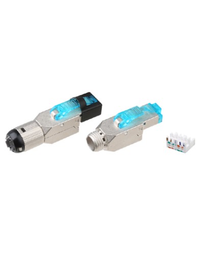 Разъем полевой оконцовки Hyperline PLUD-8P8C-S-C8-SH в Первоуральске Коннекторы и разъемы Pintop.ru