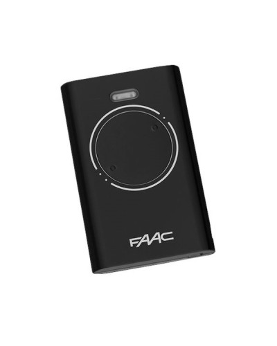 Брелок-передатчик 2-канальный Faac 7870071 (черный) в Первоуральске Устройства радиоуправления для шлагбаумов и автоматики Pintop.ru