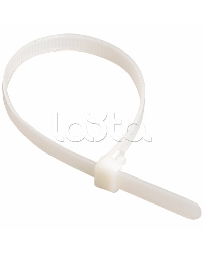 Хомут-стяжка нейлоновый, стандартный P6.6 3.6х370 белый DKC 25208 (100 шт/уп) в Первоуральске Стяжки-хомуты Pintop.ru