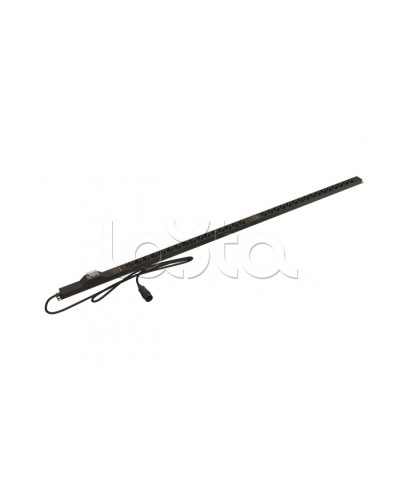 Блок розеток вертикальный черн Hyperline (SHE-32SH-BAV-3PVB) в Первоуральске Блоки розеток Pintop.ru