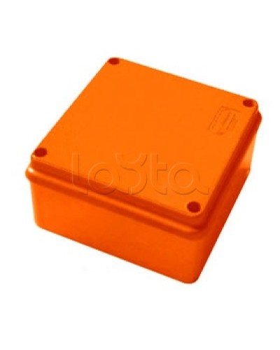 Коробка огнестойкая 100х100х55, 5P, (0,15-2,5мм2), без галогена Экопласт 42057HF в Первоуральске Коробки (ОКЛ) Экопласт Pintop.ru