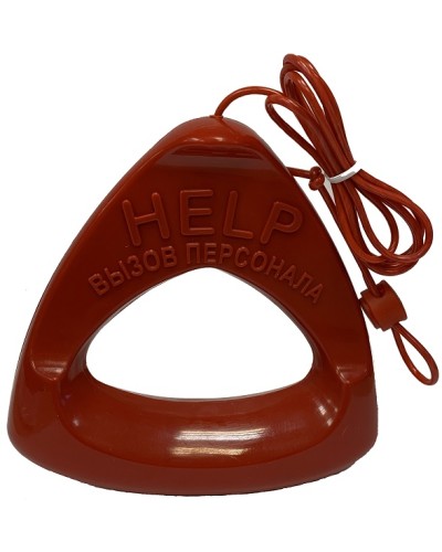 Дополнительная ручка красного цвета со шнуром красного цвета Hostcall MP-060W1 в Первоуральске Система оповещения и трансляции Hostcall Pintop.ru