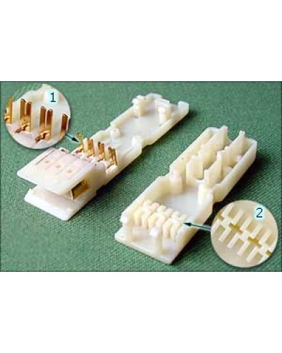 Вилка 2 пары 110 типа LANMASTER LAN-S110P2 в Первоуральске Коннекторы Pintop.ru