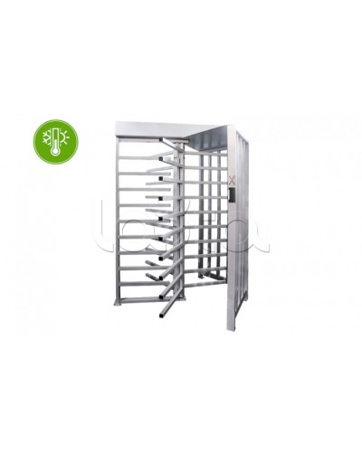 Турникет полноростовой с подогревом 3V RUBEZH STRAZH Model X УХЛ 2.1 WEB MF (T-1000) в Первоуральске Турникеты Pintop.ru