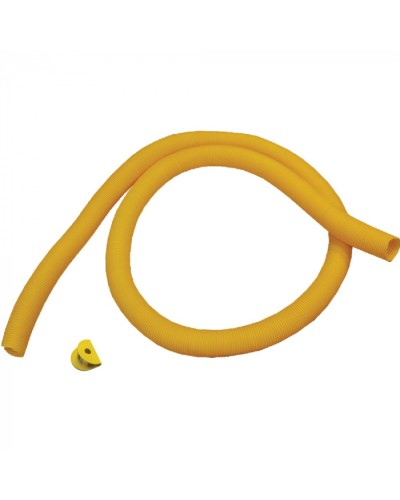 Гофротруба 56 мм для кабельного спуска, с разрезом, 3 метра, желтая LANMASTER (LAN-OT-TUBE-56) в Первоуральске Аксессуары для лотков Pintop.ru