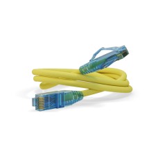 Патч-корд U/UTP Hyperline PC-LPM-UTP-RJ45-RJ45-C6-15M-LSZH-YL