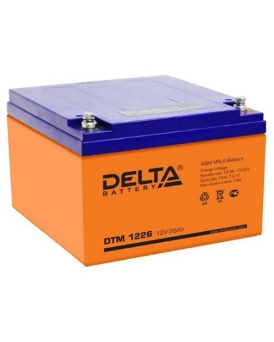 Аккумулятор свинцово-кислотный Delta DTM 1226 в Первоуральске Электротехническое оборудование Pintop.ru