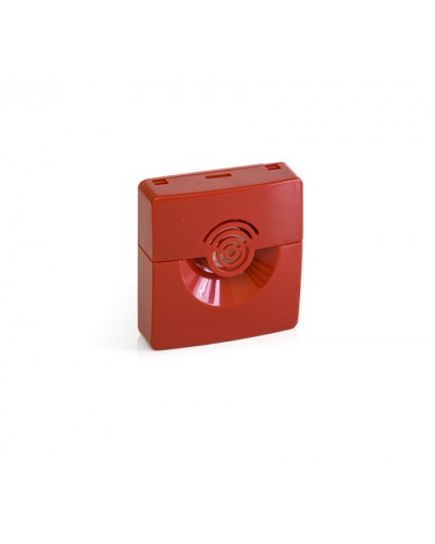 Оповещатель звуковой Рубеж ОПОП 2-35 24В (корпус красный) в Первоуральске Оповещатели Pintop.ru