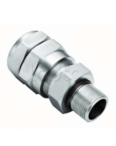 Кабельный ввод для бронированного кабеля с уплотнением внутренней оболочки кабеля резьбой G1/2, внешним диаметром кабеля D от 11 до 15 мм и проходным диаметром кабеля d= 6-10 мм Спектрон КВБ-15/10-М-G1/2 в Первоуральске Аксессуары для кабель-канала Pintop.r