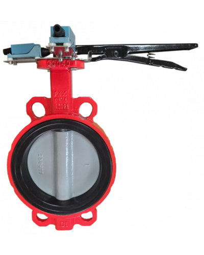 Затвор дисковый межфланцевый Зт50/1.6-УФ.УХЛ4-Аква-Гефест с рукояткой в Первоуральске Затворы дисковые Pintop.ru