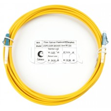 Шнур оптический simplex LC-LC 9/125 sm 25м LSZH Cabeus FOP(s)-9-LC-LC-25m