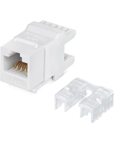 Модуль Keystone Jack RJ-45(8P8C), UTP неэкранированный, CAT 6, тип 180 градусов, белый REXANT PRO 02-0250 в Первоуральске Модули Keystone Pintop.ru