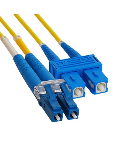 Патч-корд оптический переходной (SM), 9/125 (OS2), LC/UPC-SC/UPC, (Duplex), LSZH, 2м REXANT 50-2410 в Первоуральске Патч-корды оптические Pintop.ru