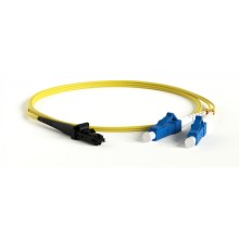 Патч-корд волоконно-оптический Hyperline FC-D2-9-MTRJM/UR-MTRJM/UR-H-2M-LSZH-YL