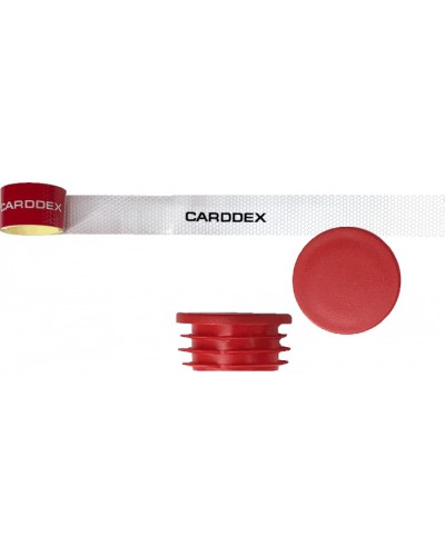 Комплект для стрел (наклейки + заглушки) CARDDEX RS-04B в Первоуральске Запчасти для шлагбаумов и автоматики Pintop.ru